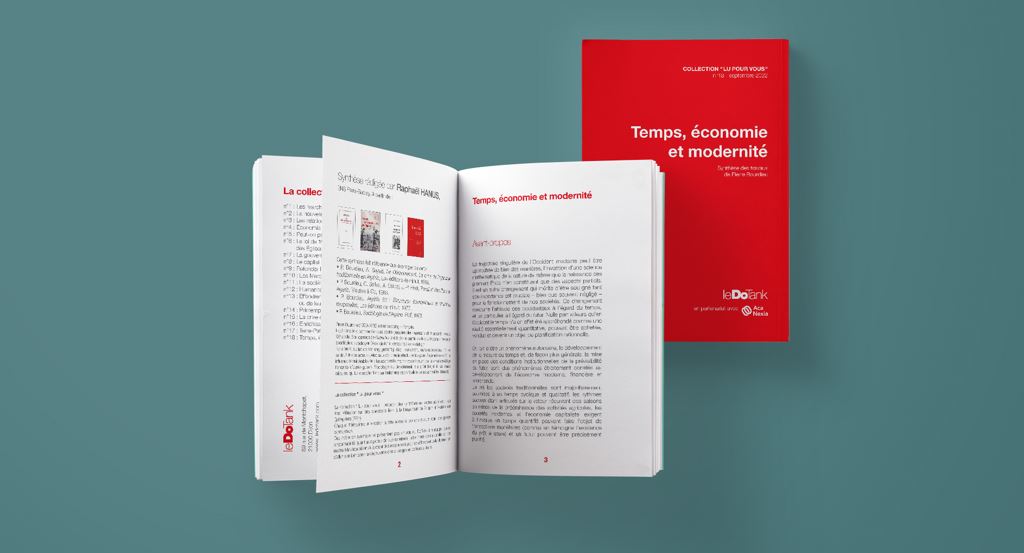 Temps, économie et modernité, 18ème « Lu pour vous » publié par leDoTank en partenariat avec Aca Nexia